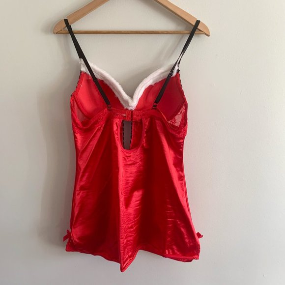 Xmas Holiday Lingerie, Retro Sparkly Negligee (Size M-L) - Picture 4 of 5